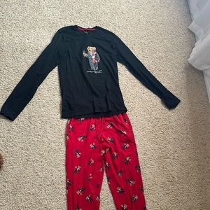 Polo bear by Ralph Lauren pajama set